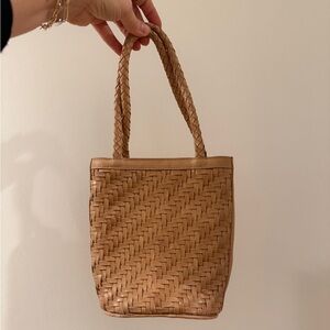 Bembien Leather Bucket Bag Nude